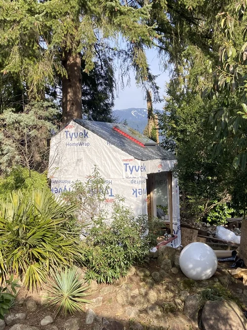 Garden studio side view